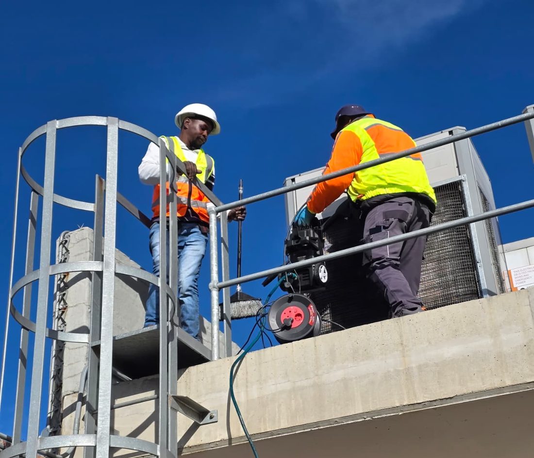 Condenser coil cleaning
