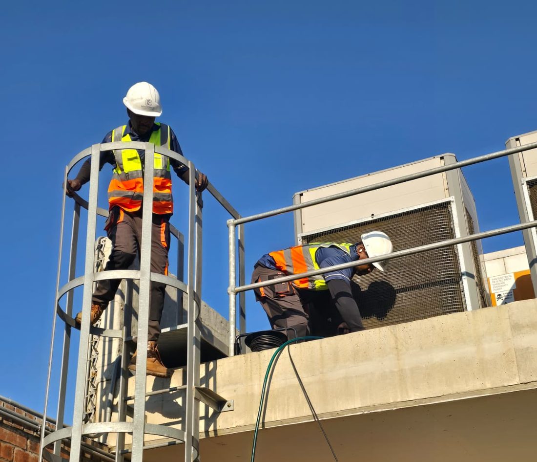 On-site fabrication work
